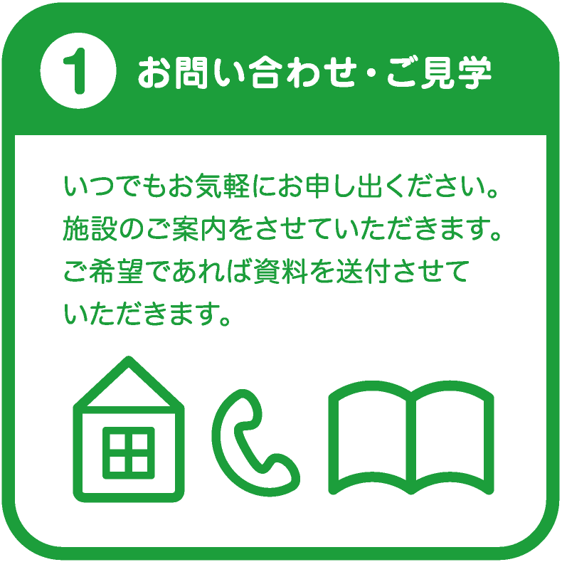 お問合わせ・見学